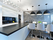 Квартира «Байкальские ночи », кухня . Фото № 24815, автор AB-architects architects