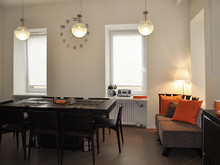 Квартира «Квартира в Москве 130 кв.м.», кухня . Фото № 24862, автор ST-buro 