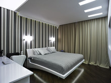 Квартира &laquo;Квартира в ЖК Царицыно 140 кв.м.&raquo;, спальня . Фото № 24883, автор ST-buro 