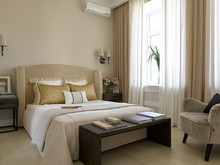 Квартира &laquo;Щемиловский&raquo;, спальня . Фото № 24913, автор Салахова Дина