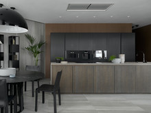 Квартира «Stealth Flat», кухня . Фото № 24916, автор Поздняков Иван