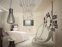 Квартира &laquo;Квартира для большой семьи&raquo;, спальня . Фото № 24928, автор Смышляева Ирина