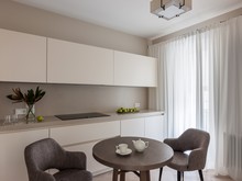 Квартира «ЖК Флагман», кухня . Фото № 24957, автор Салахова Дина