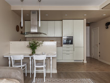 Квартира «Москва, ЖК Мельникова», кухня . Фото № 25026, автор SunWave Studio Светлана