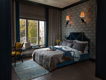 Квартира &laquo;Квартира с террасой в историческом центре города.&raquo;, спальня . Фото № 25156, автор Лукач Александрина