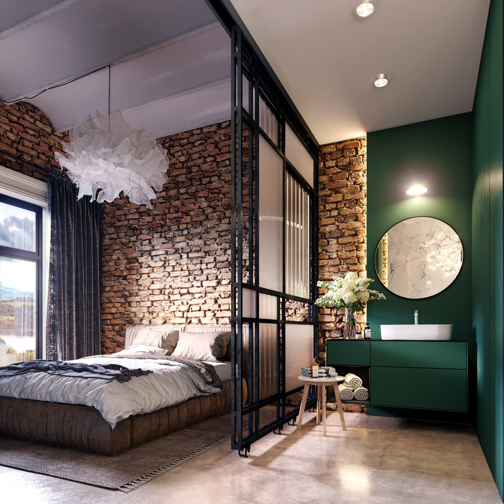 Квартира «Green Loft», ванная, фото из проекта 