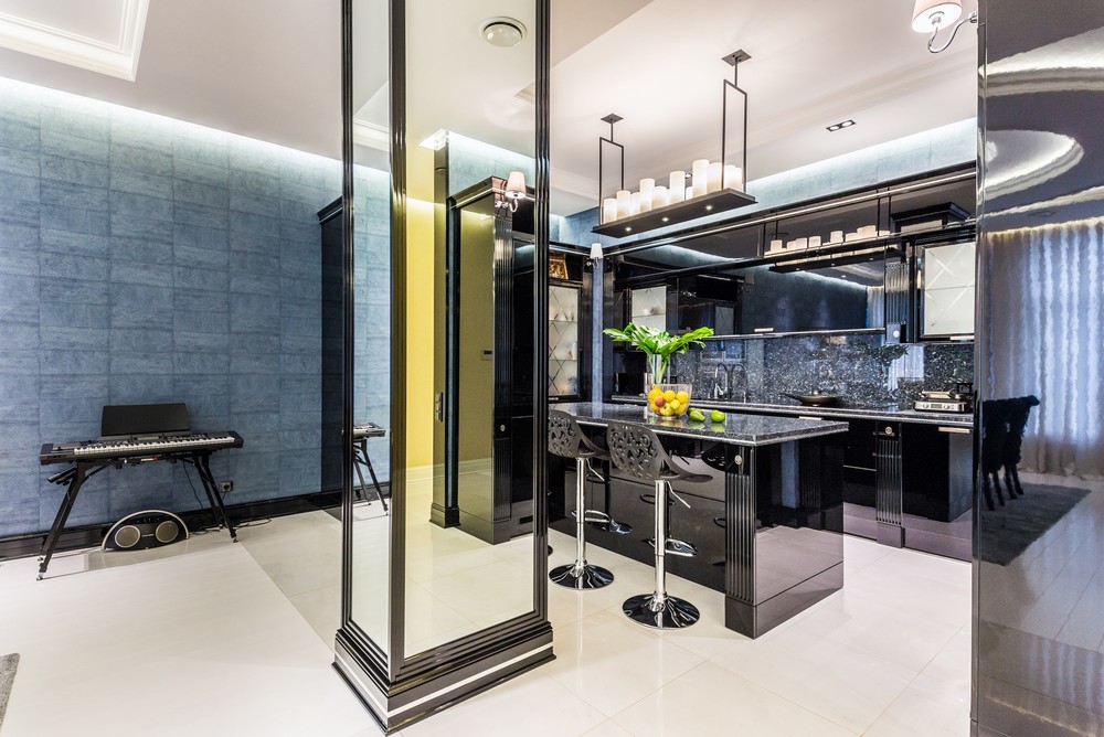 Квартира &laquo;Квартира в современном стиле,свободной планировки площадью 280 кв.м в г.Санкт-Петербурге&raquo;, кухня, фото из проекта 