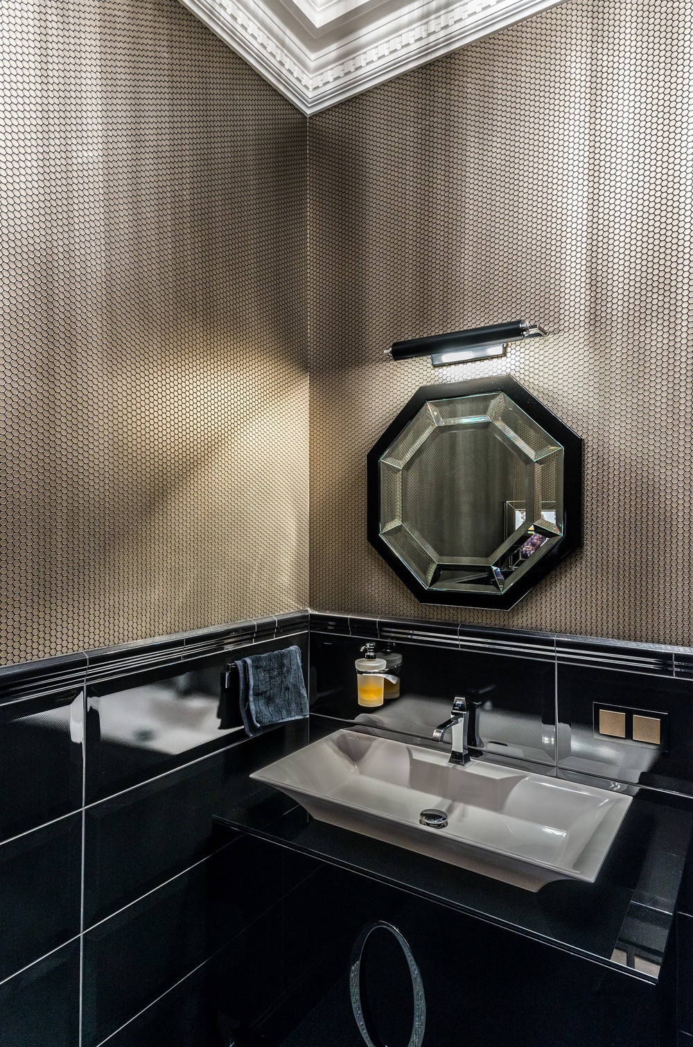 Квартира &laquo;Квартира в современном стиле,свободной планировки площадью 280 кв.м в г.Санкт-Петербурге&raquo;, санузел, фото из проекта 