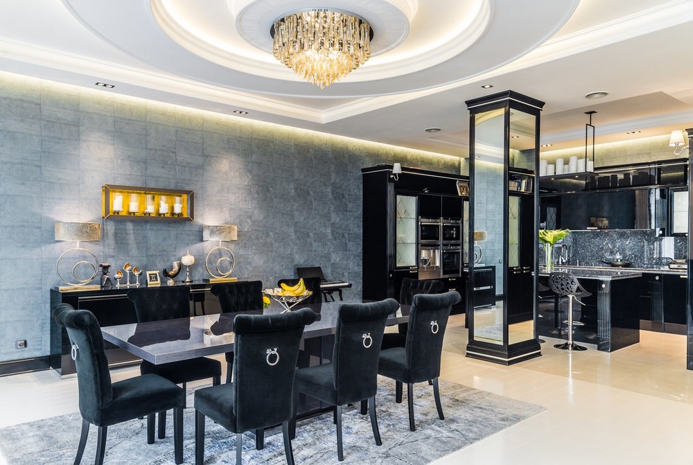 Квартира &laquo;Квартира в современном стиле,свободной планировки площадью 280 кв.м в г.Санкт-Петербурге&raquo;, кухня, фото из проекта 