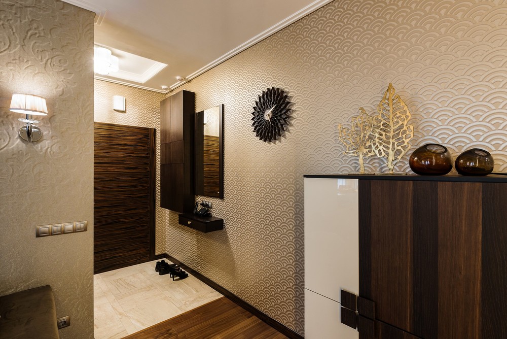 Квартира &laquo;Современный интерьер квартиры площадью 120 кв.м&raquo;, холл, фото из проекта 