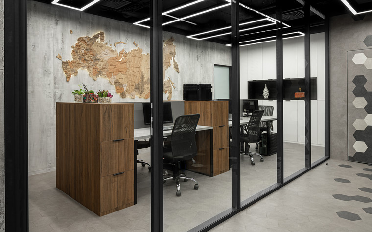 Дизайн офиса. офисы из проекта Офис компании Афина, фото №103523