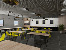 Дизайн офиса «Кафе для сотрудников международной DIY-компании», Кафе . Фото № 30010, автор Тарасова Анастасия