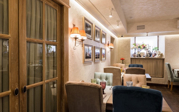 Ресторан. ресторан из проекта Ресторан грузинской кухни в центре города Санкт-Петербурга, фото №78521