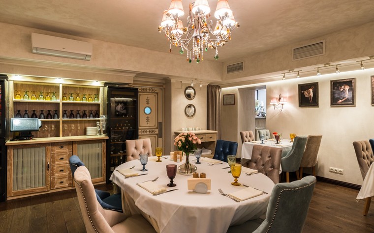 Ресторан. ресторан из проекта Ресторан грузинской кухни в центре города Санкт-Петербурга, фото №78531