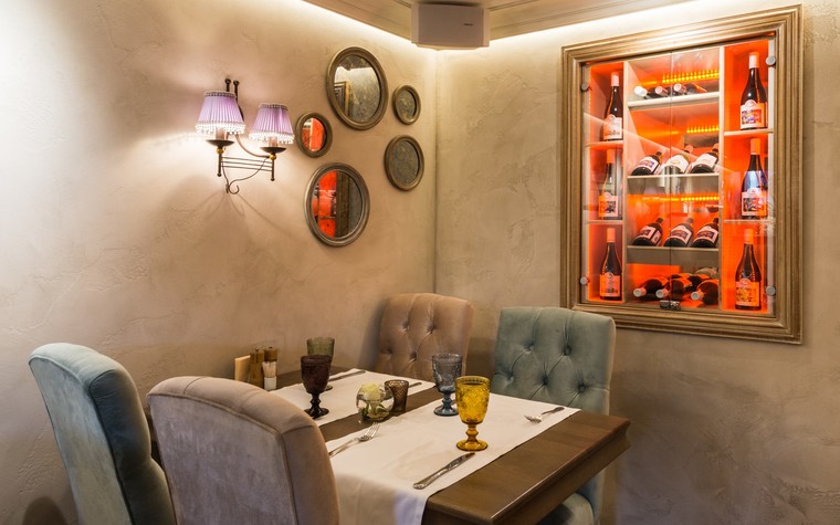 Ресторан. ресторан из проекта Ресторан грузинской кухни в центре города Санкт-Петербурга, фото №78536