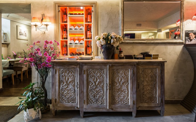 Ресторан. ресторан из проекта Ресторан грузинской кухни в центре города Санкт-Петербурга, фото №78541