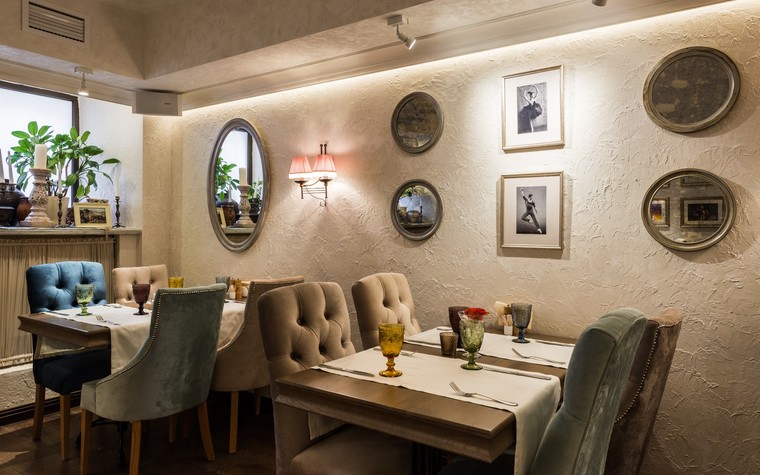 Ресторан. ресторан из проекта Ресторан грузинской кухни в центре города Санкт-Петербурга, фото №78523