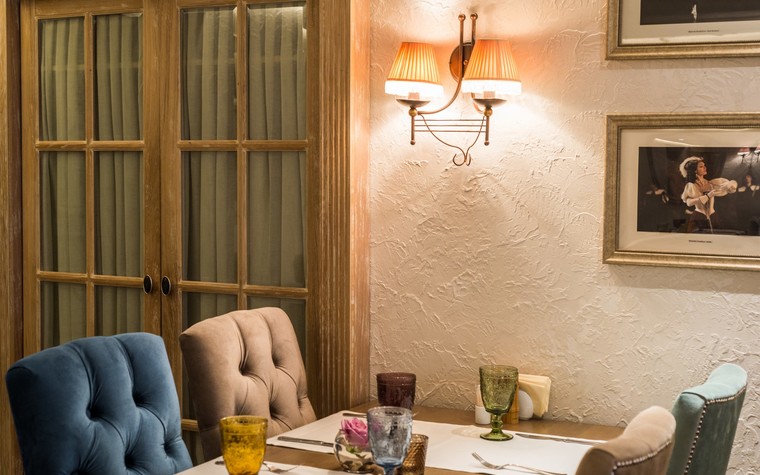 Ресторан. ресторан из проекта Ресторан грузинской кухни в центре города Санкт-Петербурга, фото №78524