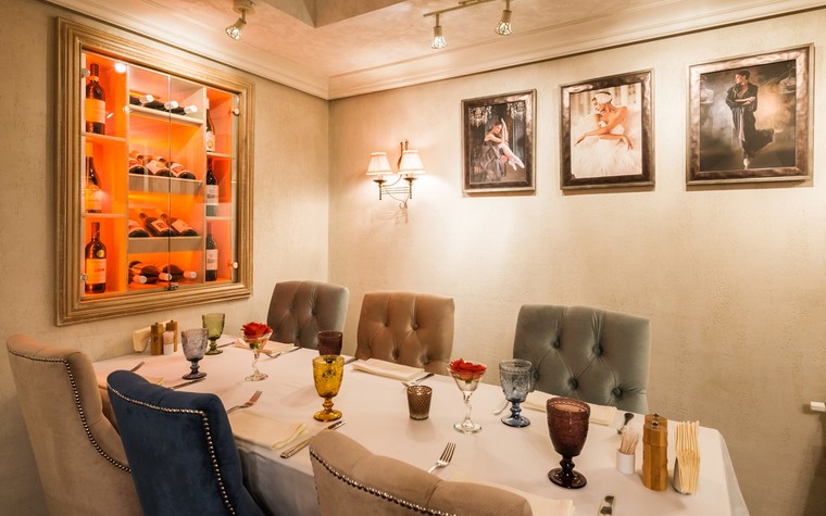 Ресторан. ресторан из проекта Ресторан грузинской кухни в центре города Санкт-Петербурга, фото №78526