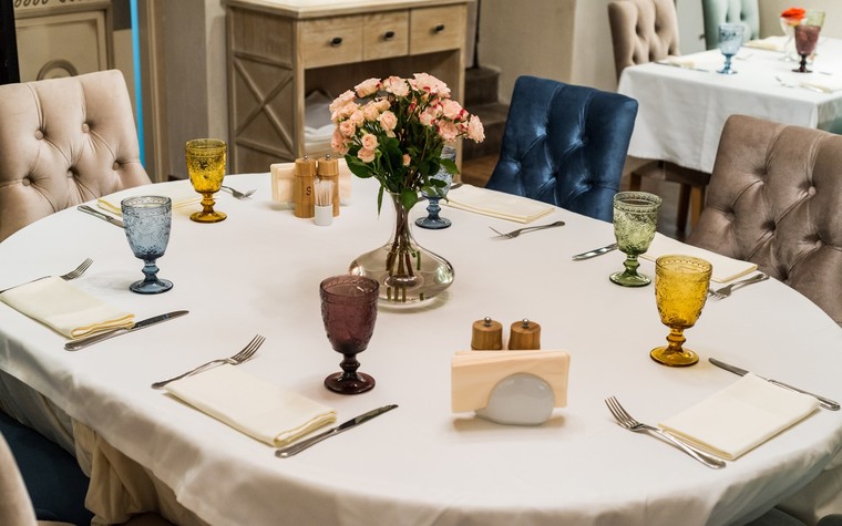 Ресторан. ресторан из проекта Ресторан грузинской кухни в центре города Санкт-Петербурга, фото №78527