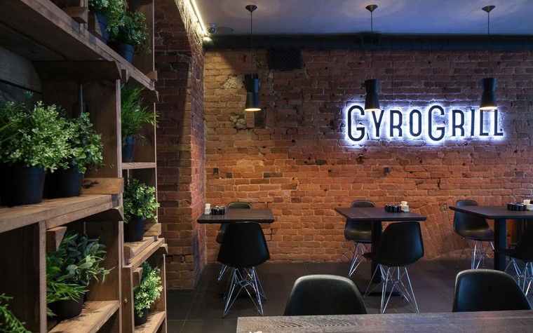 Ресторан. ресторан из проекта Ресторан Gyro Grill на Литейном, фото №95860